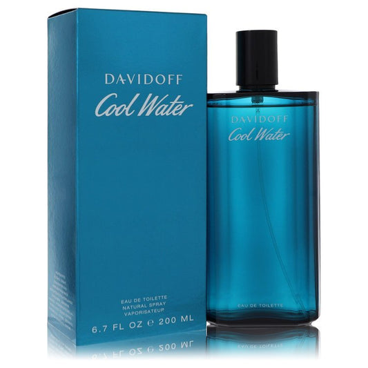 Cool Water by Davidoff Eau De Toilette Spray 6.7 oz Men