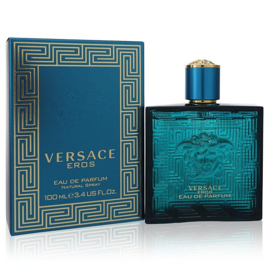 Versace Eros Men Spray by Versace Eau De Parfum Spray 3.4 oz Men